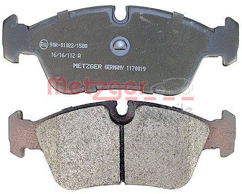 METZGER 1170019 Bremsbelagsatz, Scheibenbremse